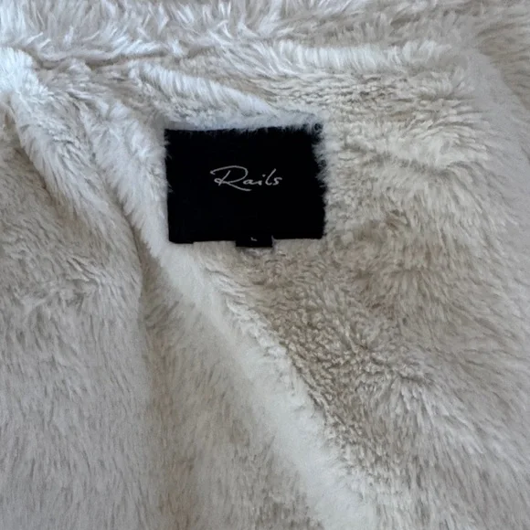 Rails Blue Denim Jacket with Pink Floral Detail - Picture 5 of 7